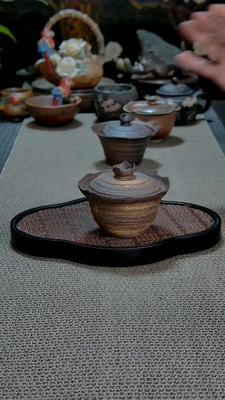 冯老师盖碗柴烧烧 