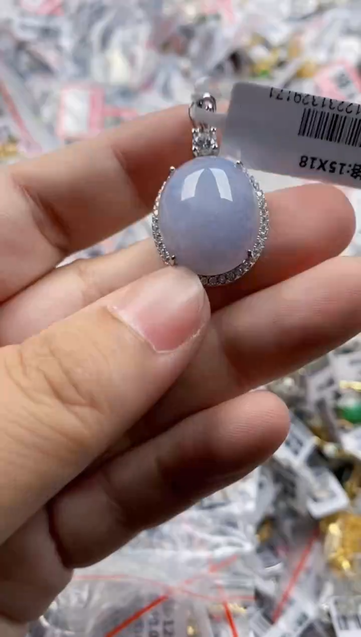 翡翠戒指银S925镶嵌1414     6