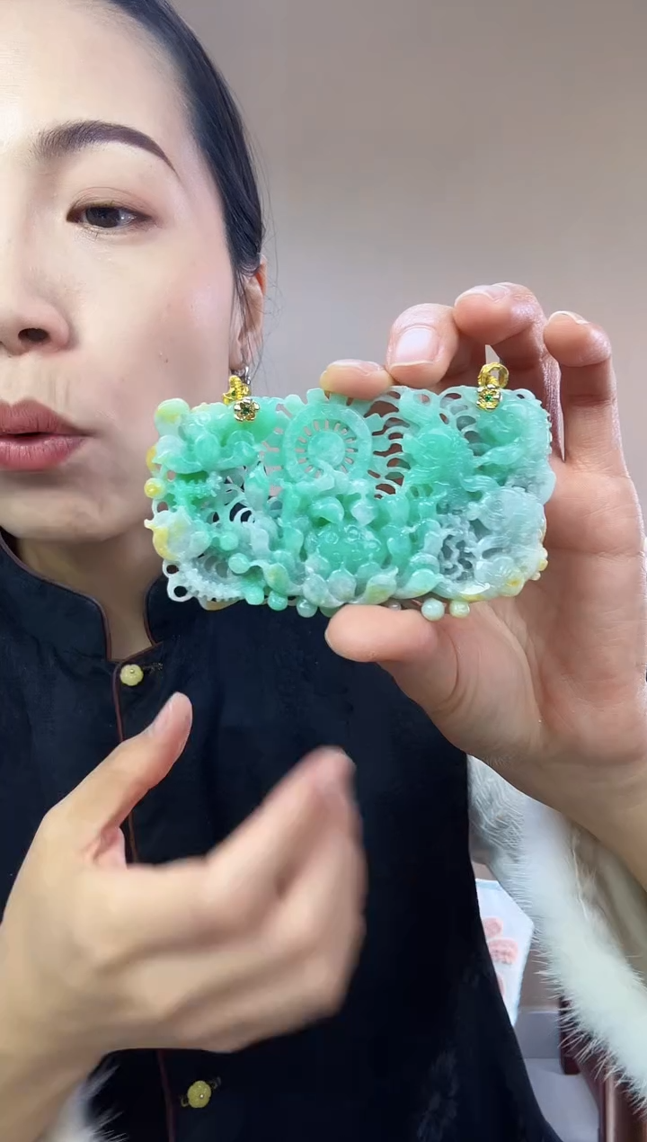 【闪购商品】翡翠颈饰未镶嵌特色原创翡翠颈饰