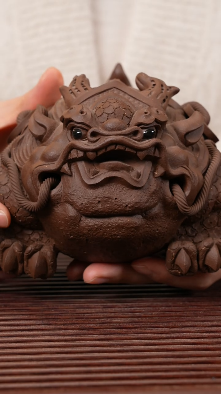 【闪购商品】紫砂茶宠紫泥蟾王