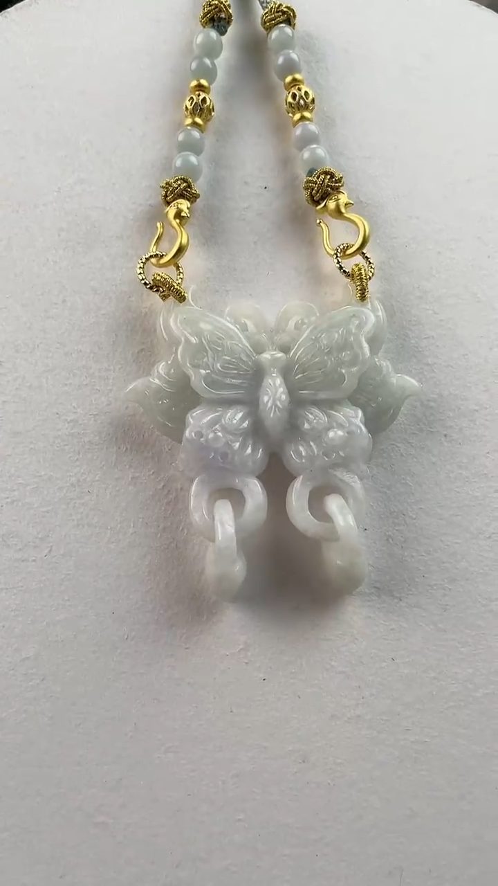 【闪购商品】翡翠颈饰未镶嵌2118(赠链)部分宝贝微瑕主播介绍为准