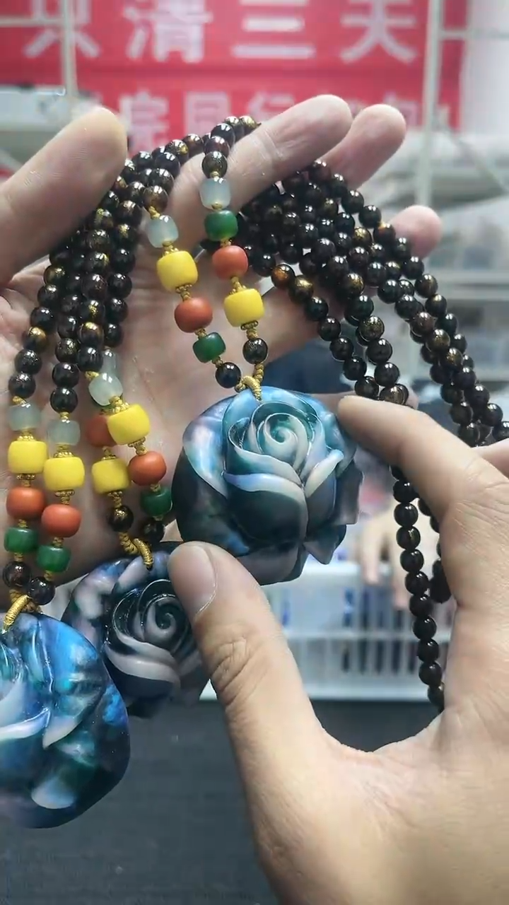 【闪购商品】硅化珊瑚颈饰未镶嵌精美项链166