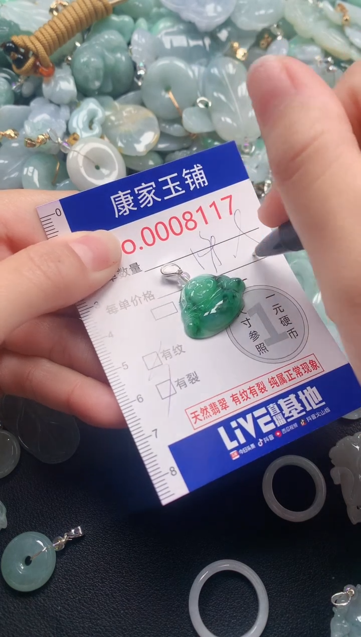 颈饰未镶嵌翡翠8117