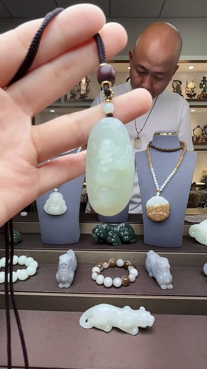 和田玉未镶嵌挂件苏