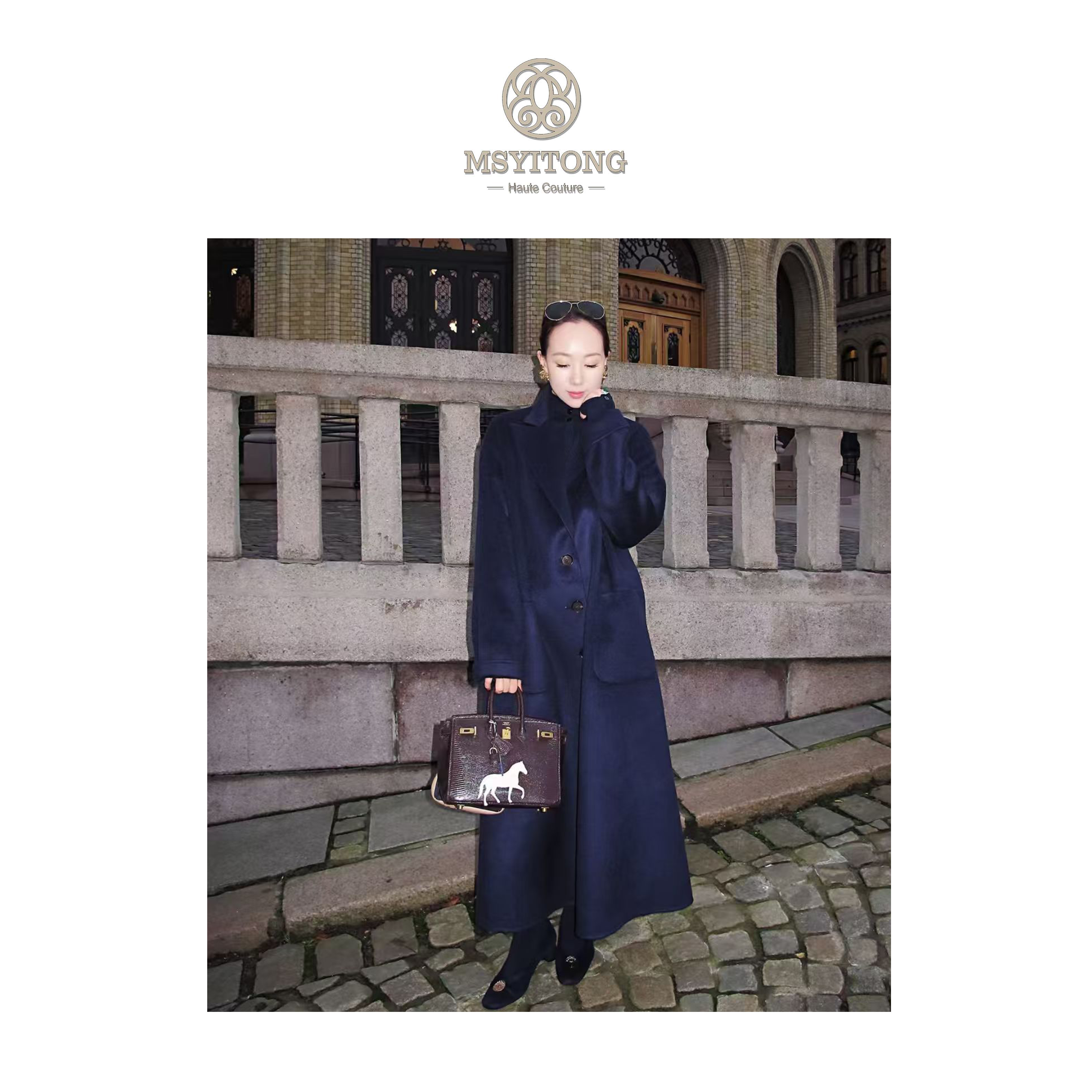 【MSYITONG高定】塞纳初雪长绒Baby Cashmere高克重外套