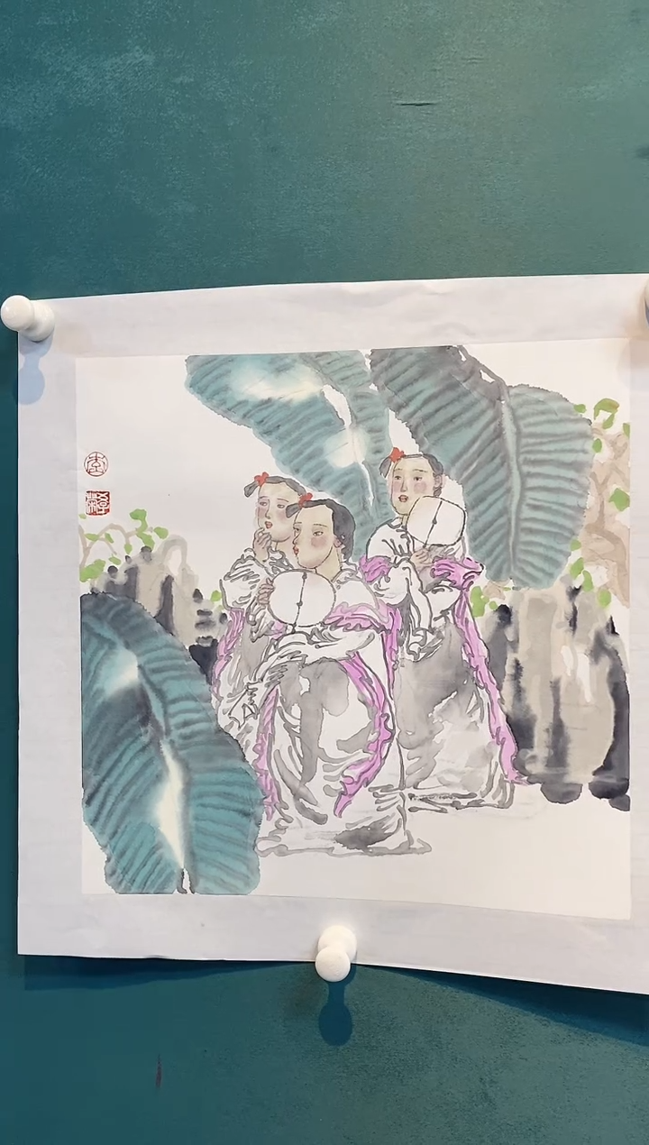 国画李学荣作品分享