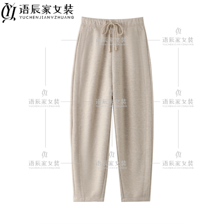 高端休闲裤时尚宽松哈伦裤#8930