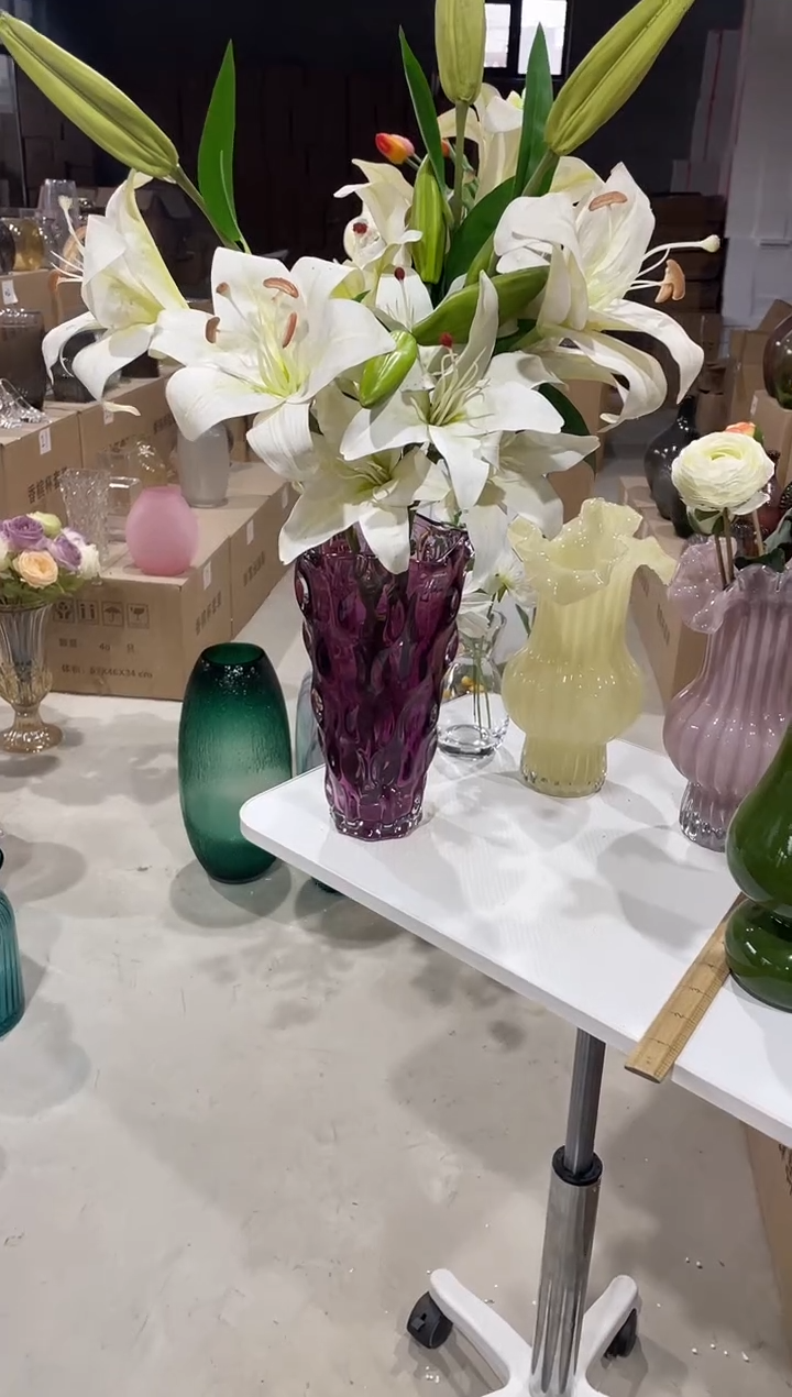 【闪购商品】无铅玻璃紫色大号波西米亚