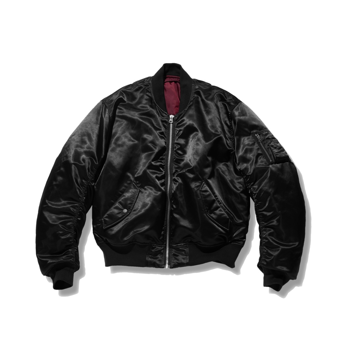 DANCI DONE元年复古老钱风 MA1 Bomber廓形保暖飞行夹克棉服外套