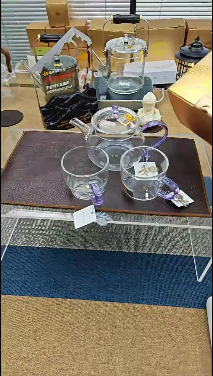 【闪购商品】禾器青云壶加清尚杯浅紫色金标