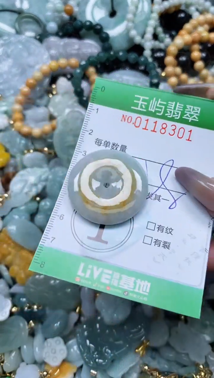 翡翠未镶嵌颈饰闪购0118301