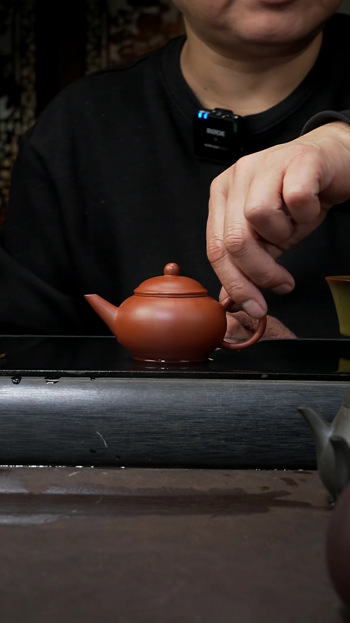 【闪购商品】紫砂茶壶小煤窑朱泥 水平100cc 025