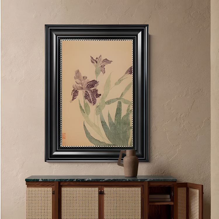 法式中国风玄关装饰画新中式客厅沙发餐厅挂画卧室床头背景墙壁画