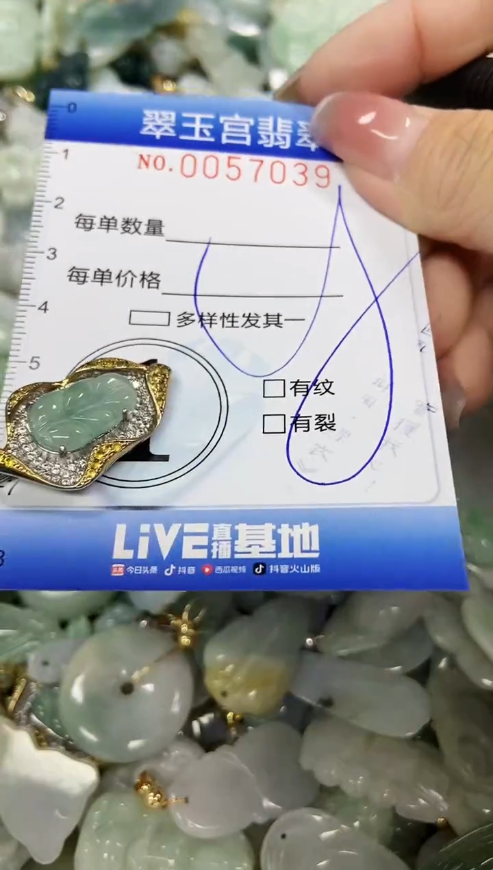 【闪购商品】翡翠颈饰未镶嵌闪购商品0057039