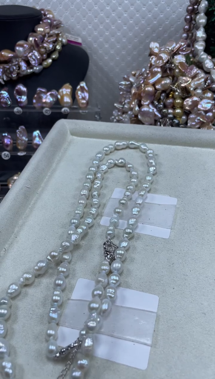 【闪购商品】淡水珍珠项链未镶嵌【纯恬珍珠】（多样性发货发一）