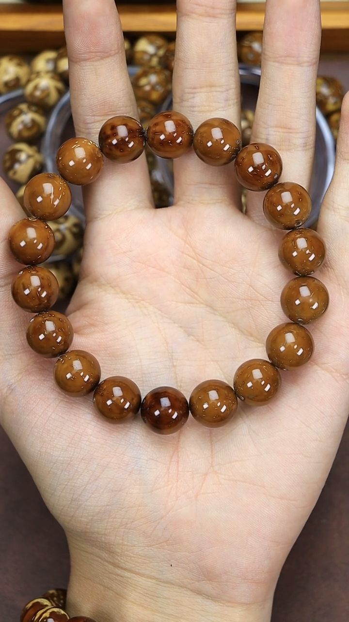 手串紫金鼠屋*俊12MM紫金鼠纯色圆珠