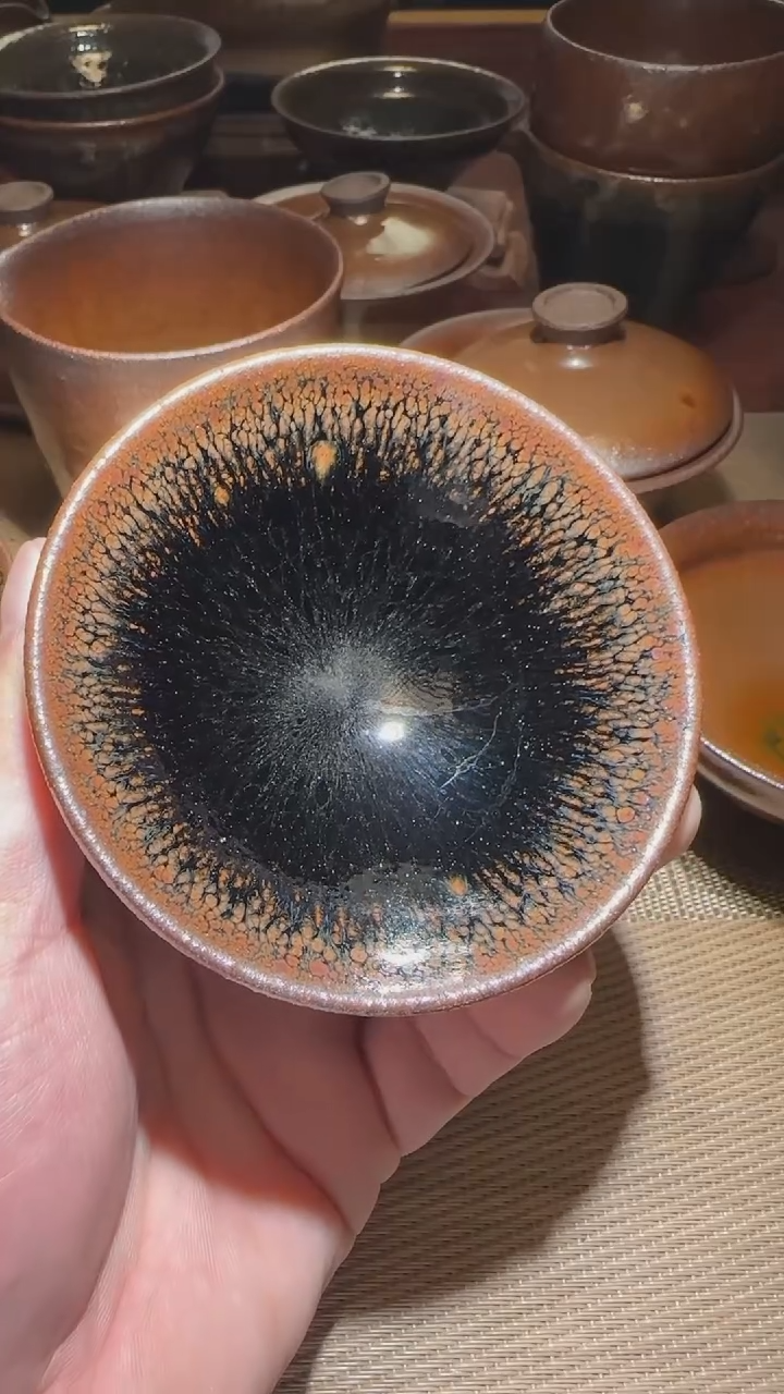 【闪购商品】茶盏通天龙窑柴烧建盏