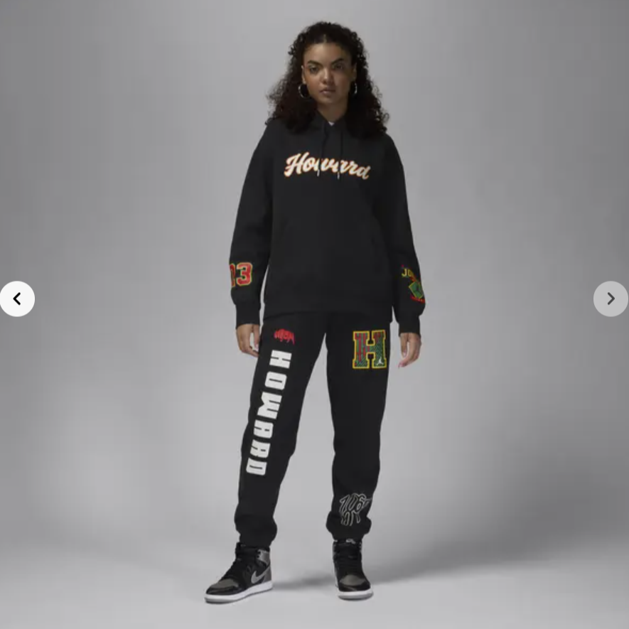 NIKE/耐克女款 Jordan x howard university 加绒卫衣