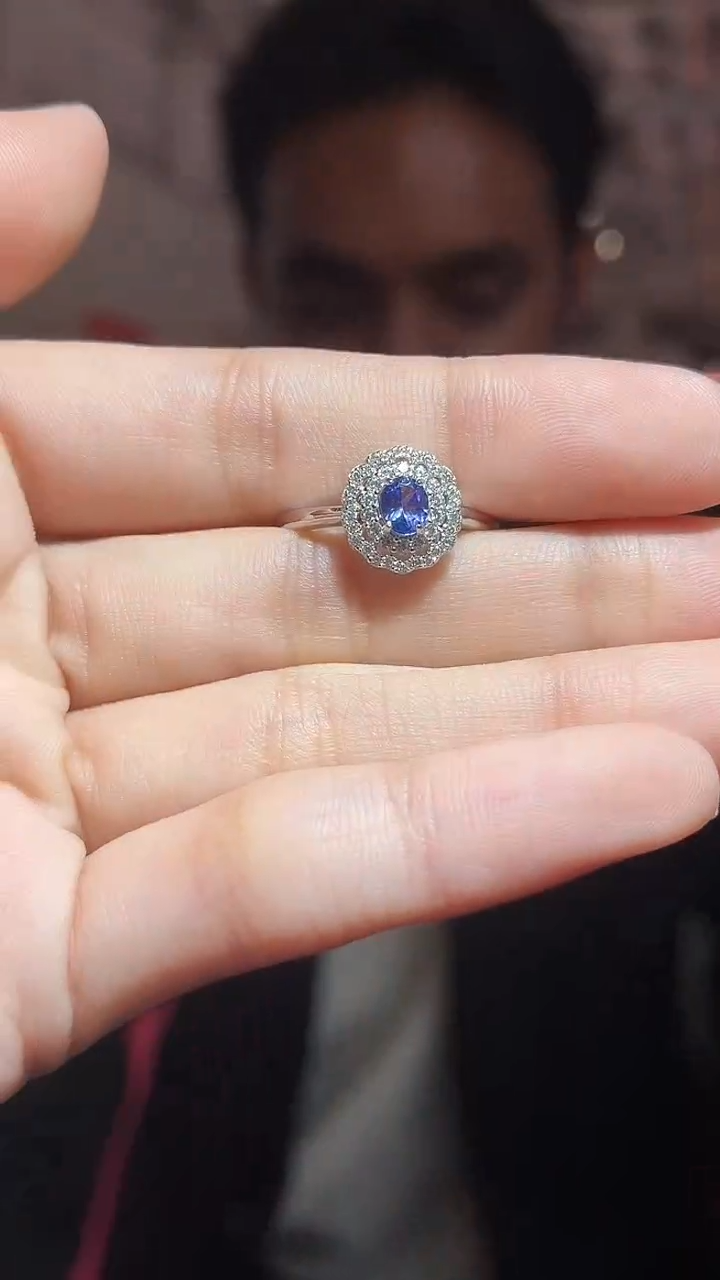 银S925镶嵌其他坦桑石（扎德严选）