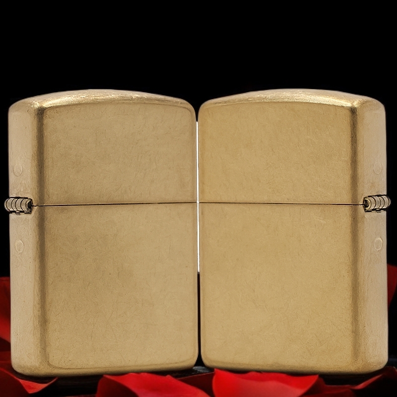 ZIPPO/之宝打火机黄铜盔甲【28496金花纱】原装正品煤机直播间专属