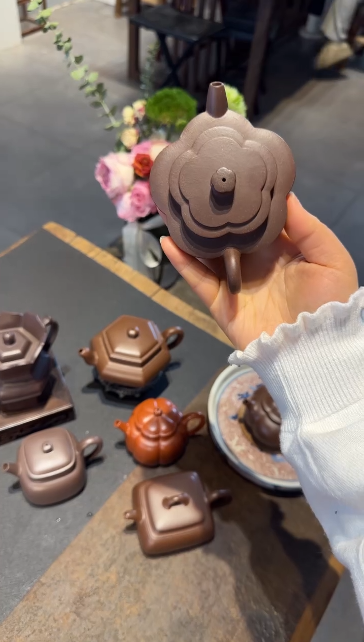 【闪购商品】紫砂茶壶隐龙梅花