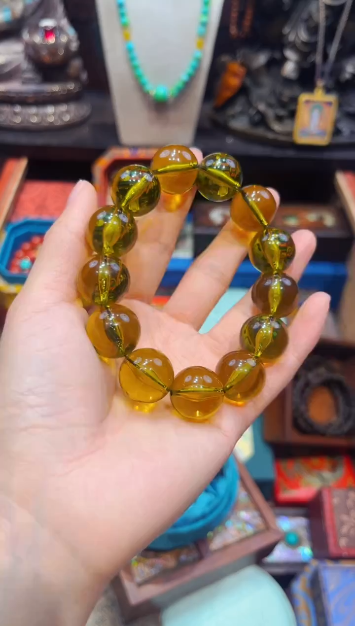 【闪购商品】蓝珀裸石未镶嵌欣妹专属精选链接b4353