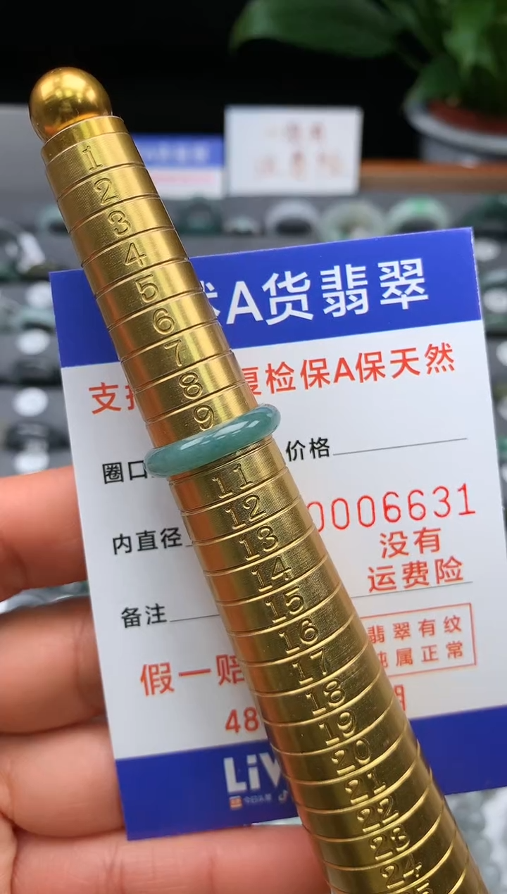 【闪购商品】翡翠戒指未镶嵌00006631