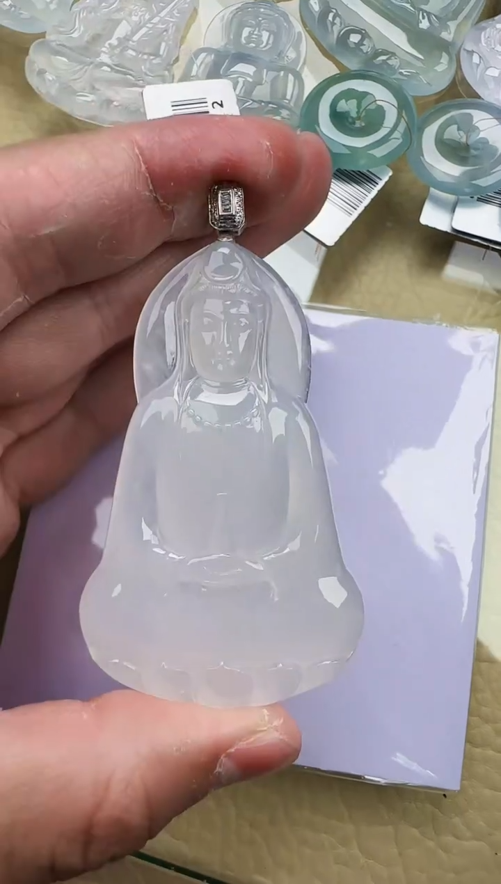 颈饰未镶嵌翡翠缅甸翡翠a货