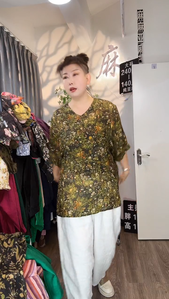 亚麻大码女装系列。140斤-240斤