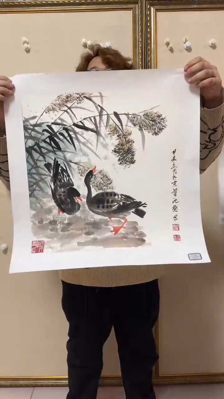 【闪购商品】国画沈懋手绘国画