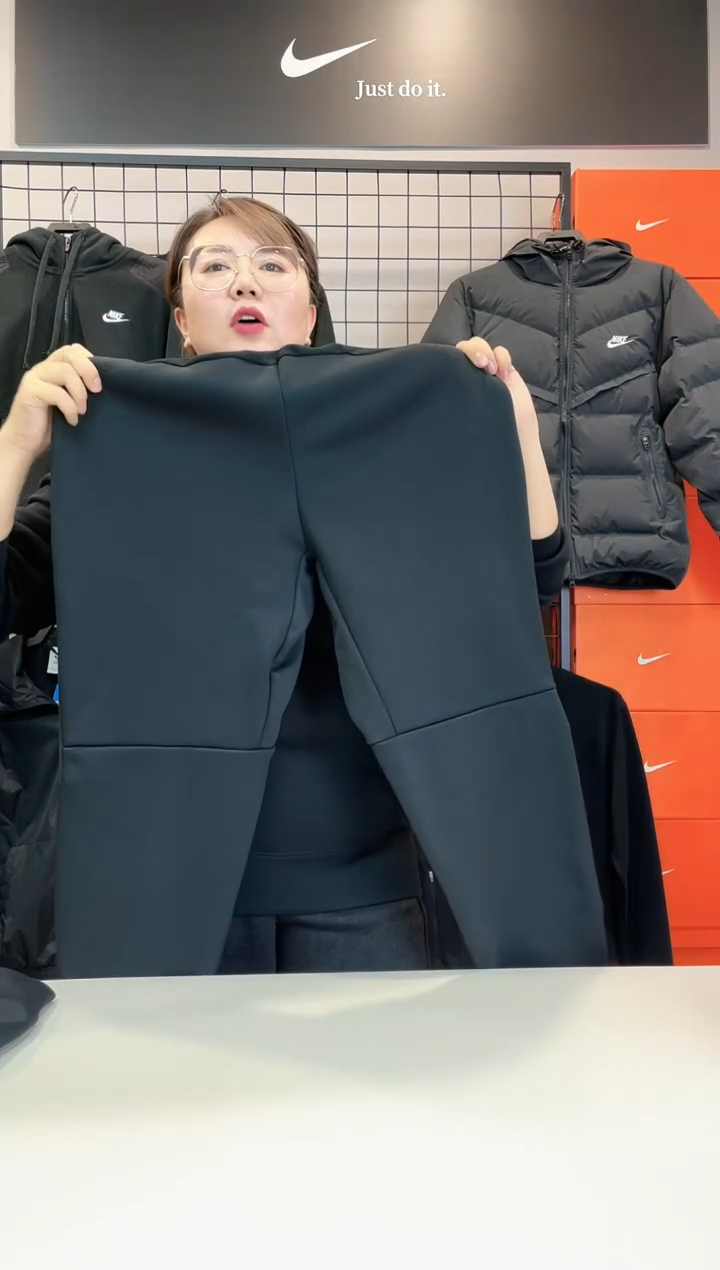 2123 华夫格子长裤XXL码170-190斤 不退换