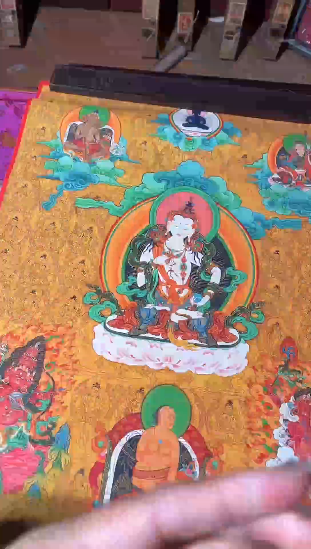 卷轴画卷轴画东东唐卡TK160