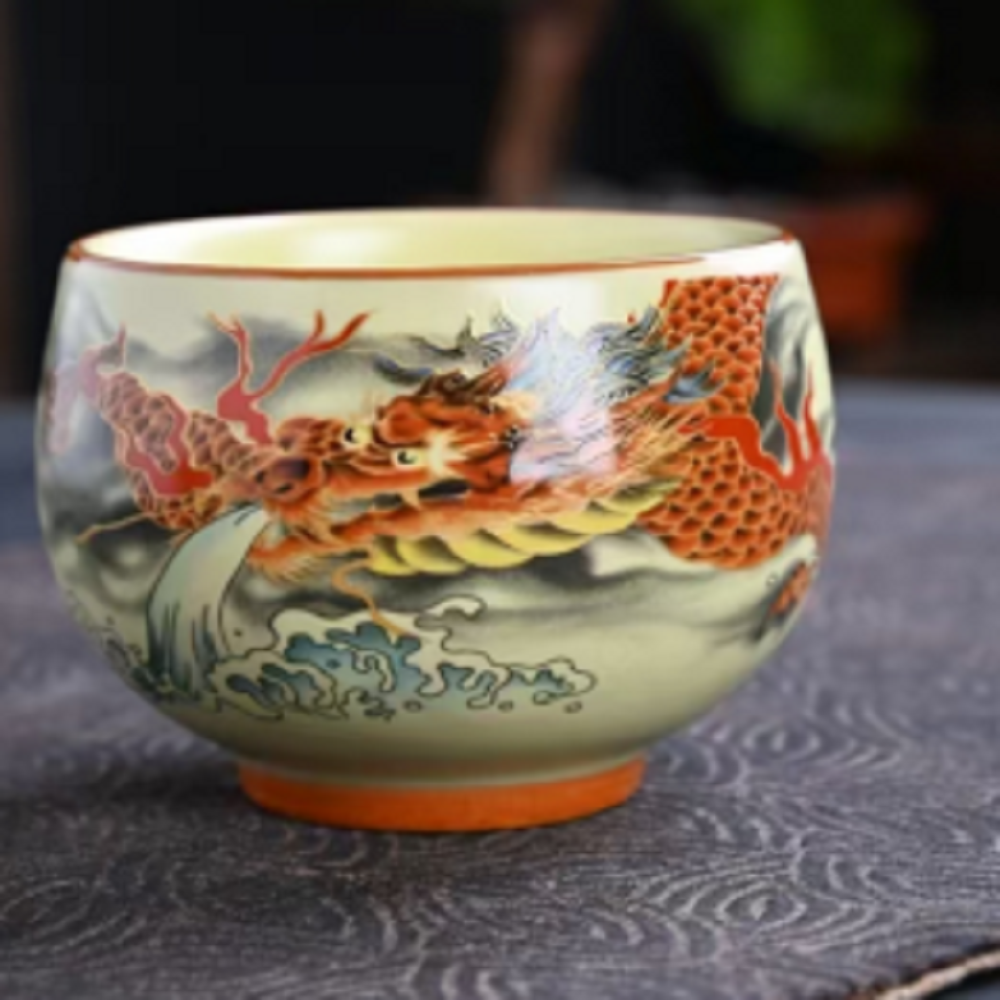 黄汝祥龙主人杯 茶杯对杯ZHTJ0021