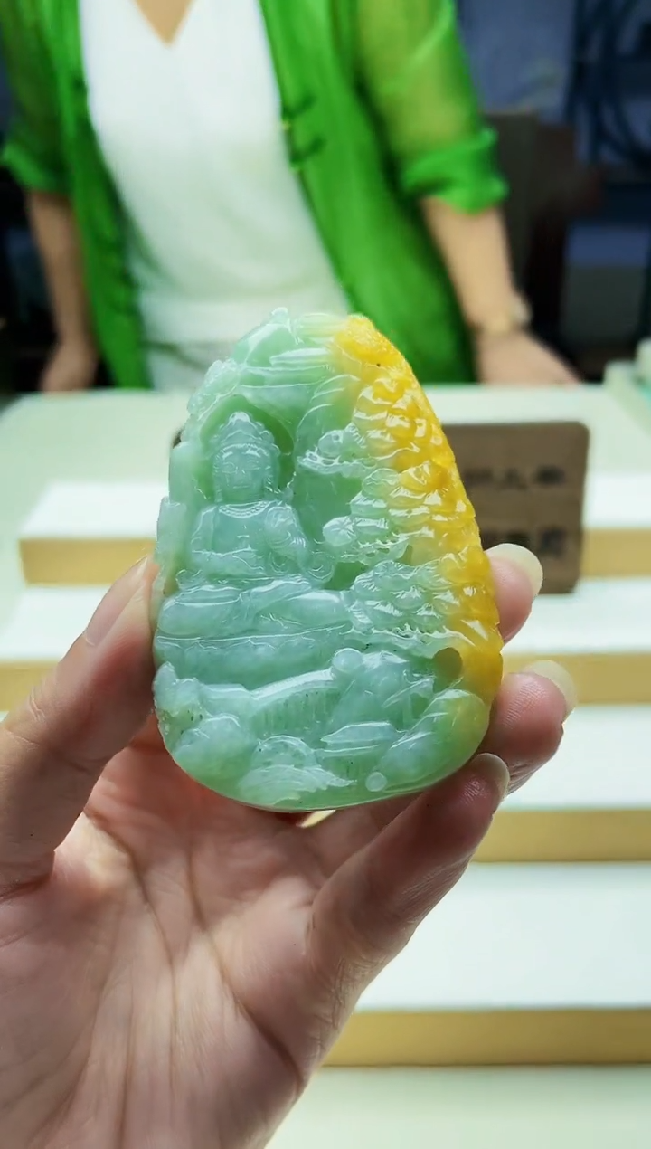 定制翡翠未镶嵌毛货08090356