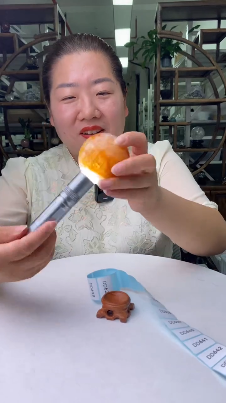 水晶珠宝半成品未镶嵌红胶花球D629