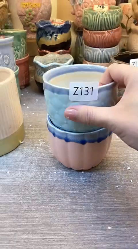 @@陶瓷多肉花盆Z131