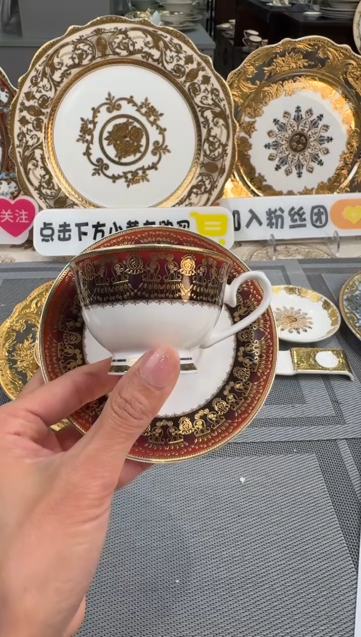【闪购商品】瓷片90毫升两杯两碟福利款