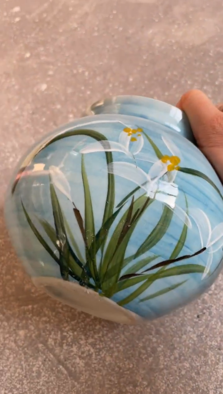 瓶瓷景德镇手绘花瓶
