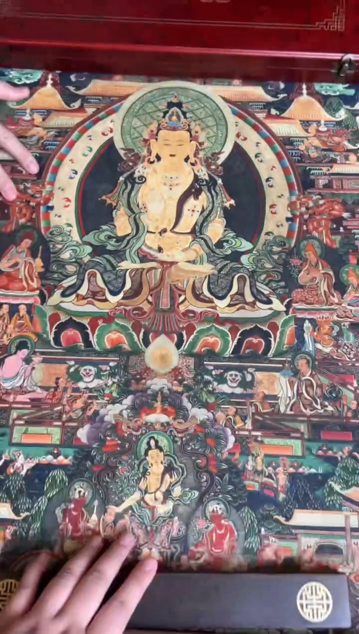 卷轴画手绘唐卡092