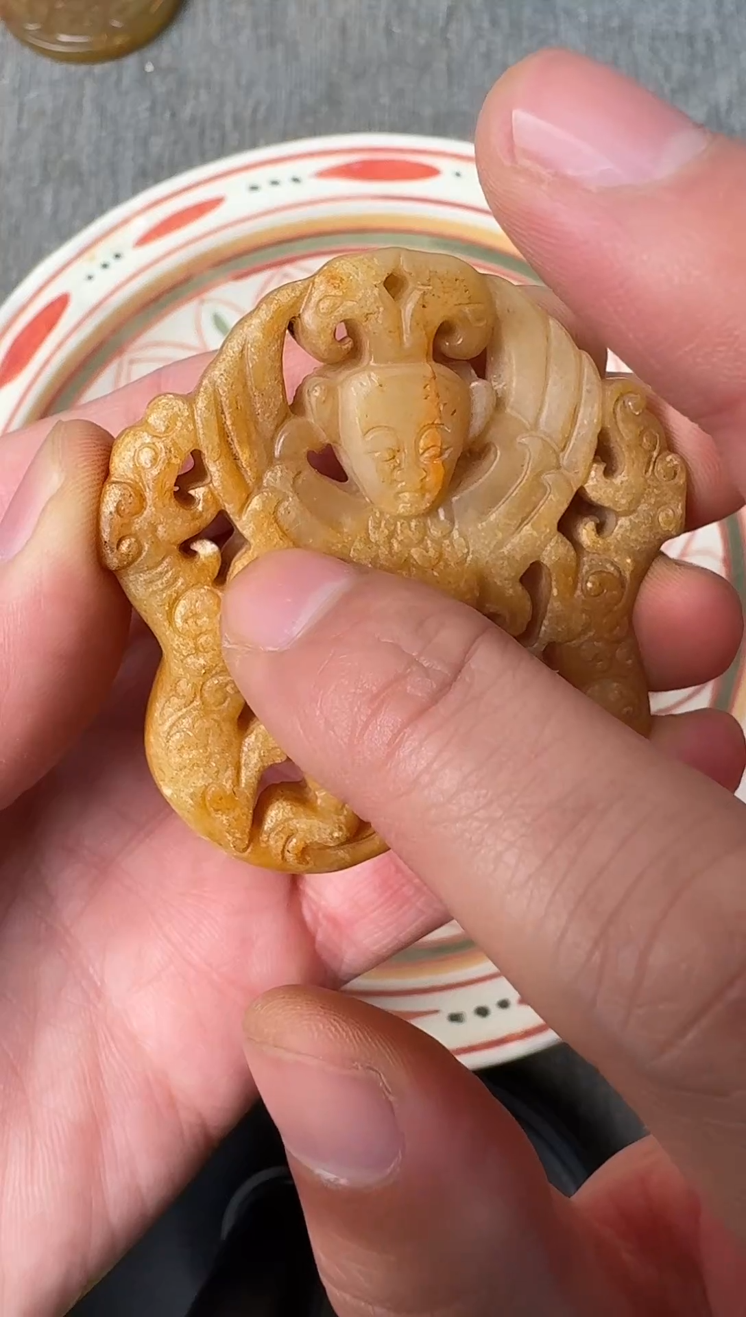 未镶嵌和田玉摆件微瑕88888