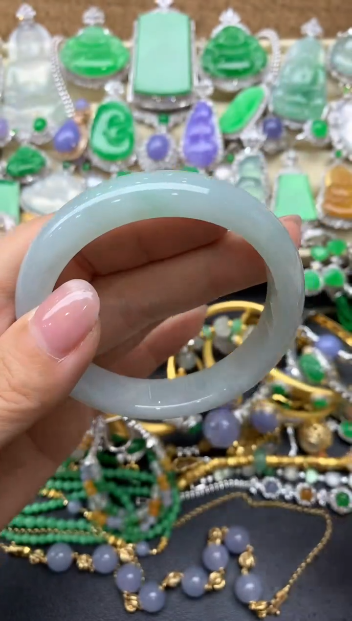 【闪购商品】翡翠手镯未镶嵌79中国好珍宝