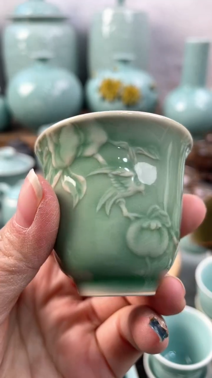 【闪购商品】特价 微瑕 慧仙青瓷