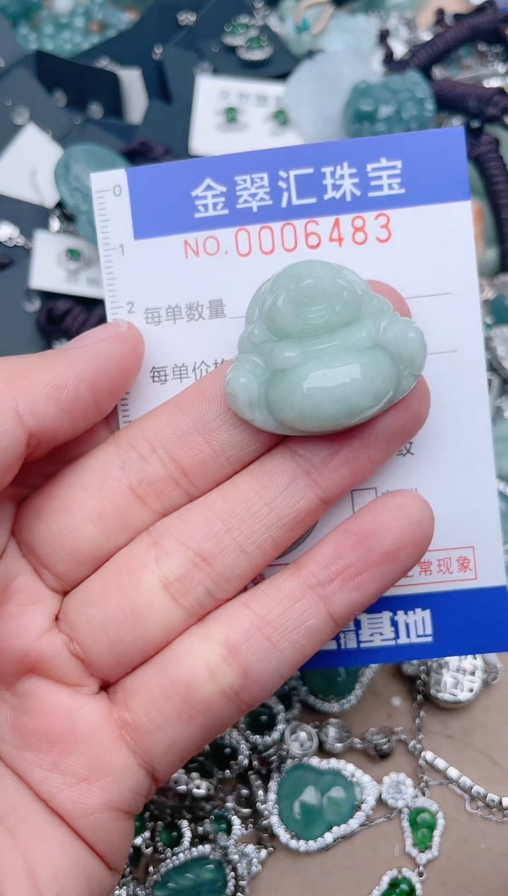 【闪购商品】翡翠颈饰未镶嵌6483.......1