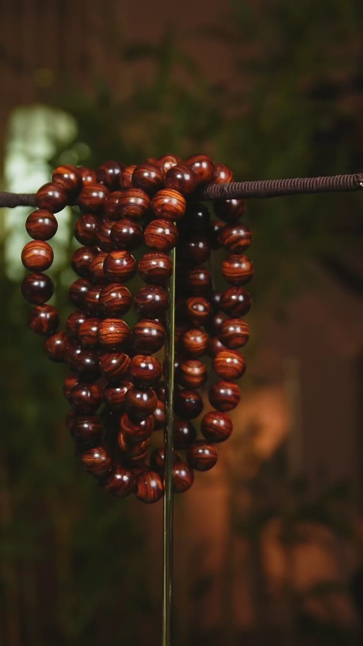【闪购商品】黄花梨/降香黄檀手串/手链海南黄花梨1.0cm*108