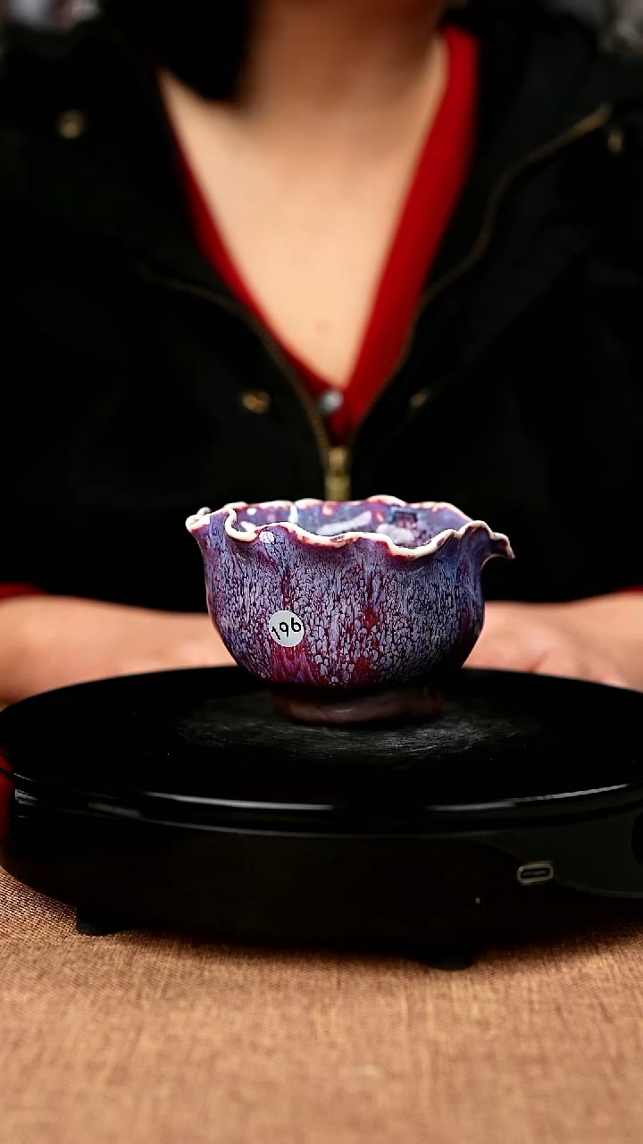 【闪购商品】196#国工一级品原矿钧瓷炉钧釉随型杯