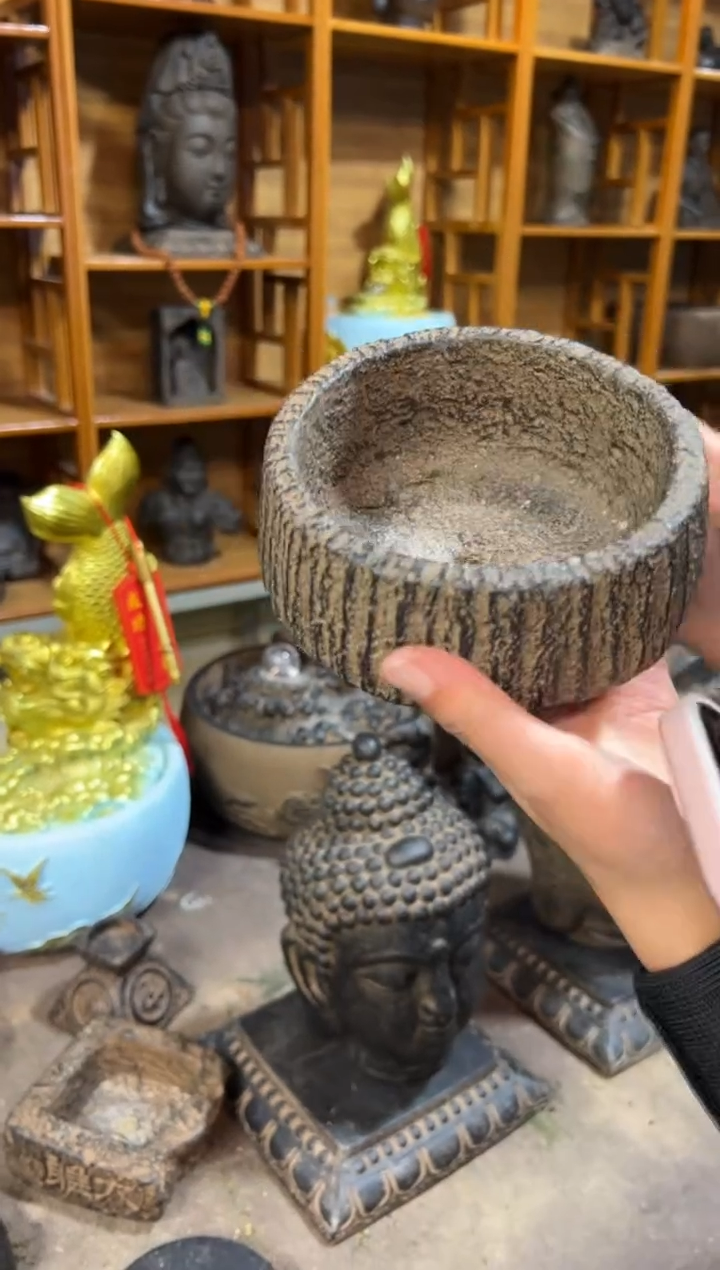 陶土【火山泥】小石钵