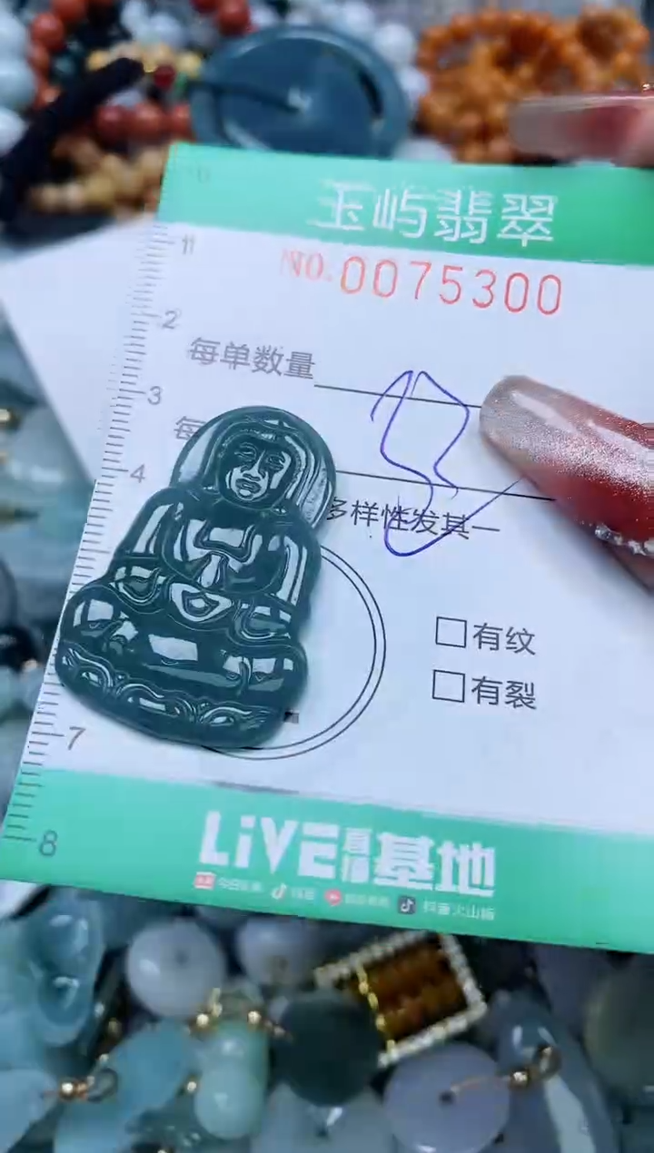 【闪购商品】翡翠颈饰未镶嵌闪购0075300多样性发其一