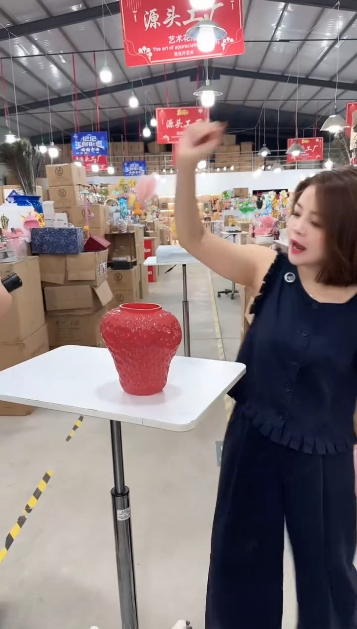 琉璃手工艺品优选花瓶花器K-早47