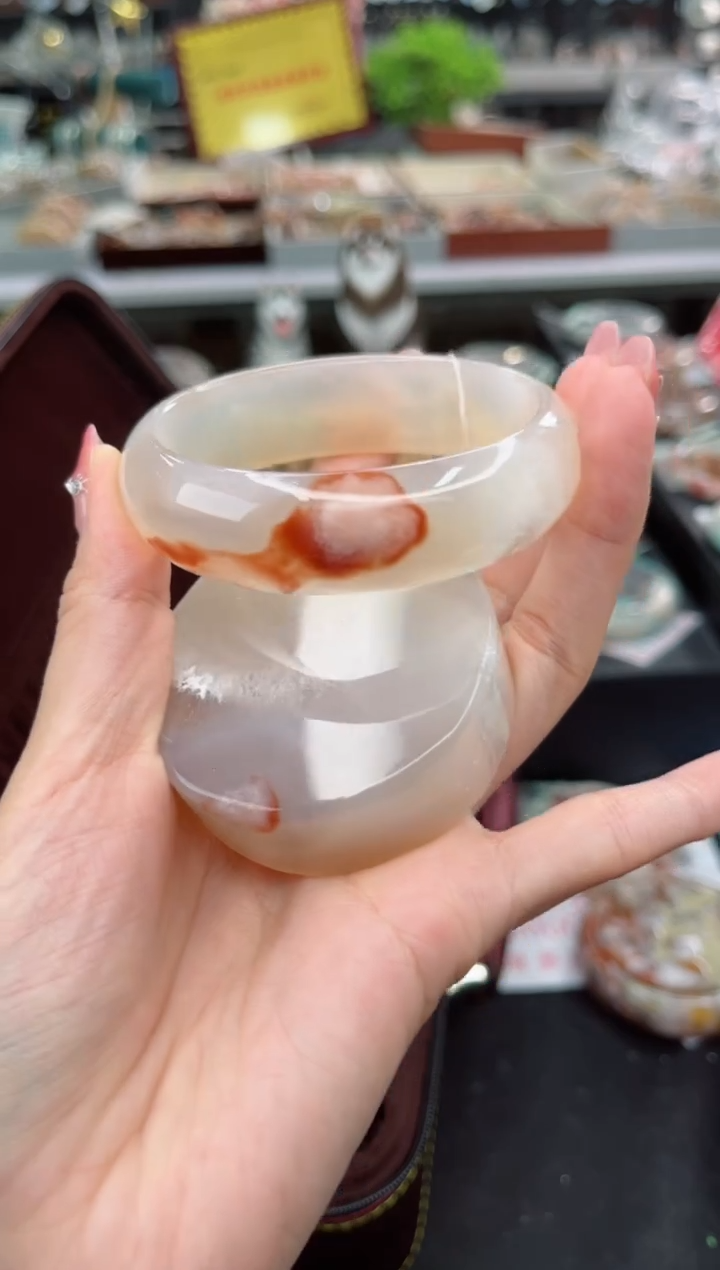 【闪购商品】石英质玉手镯未镶嵌58圈口（赠品镯心）6235327