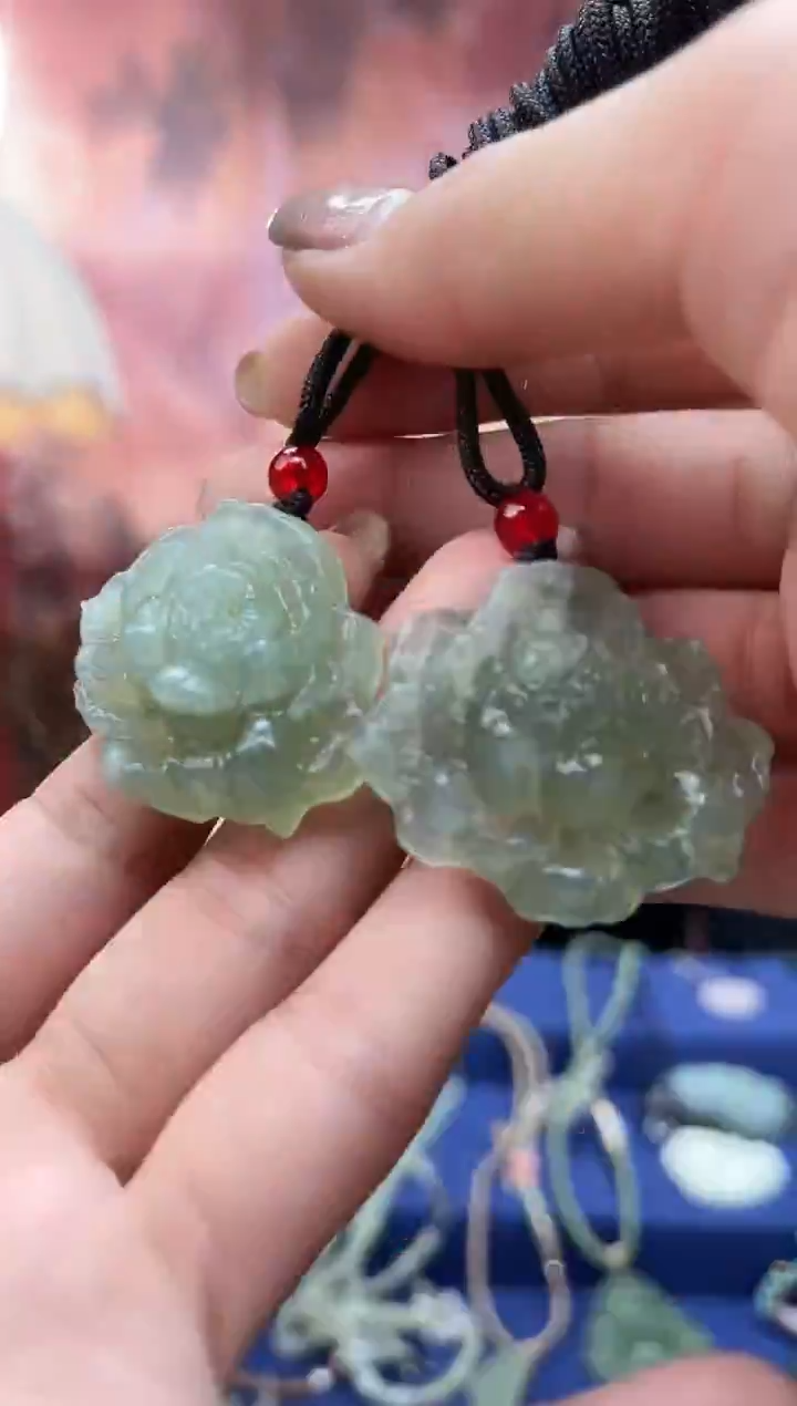 未镶嵌岫玉吊坠多样性发货其中发一